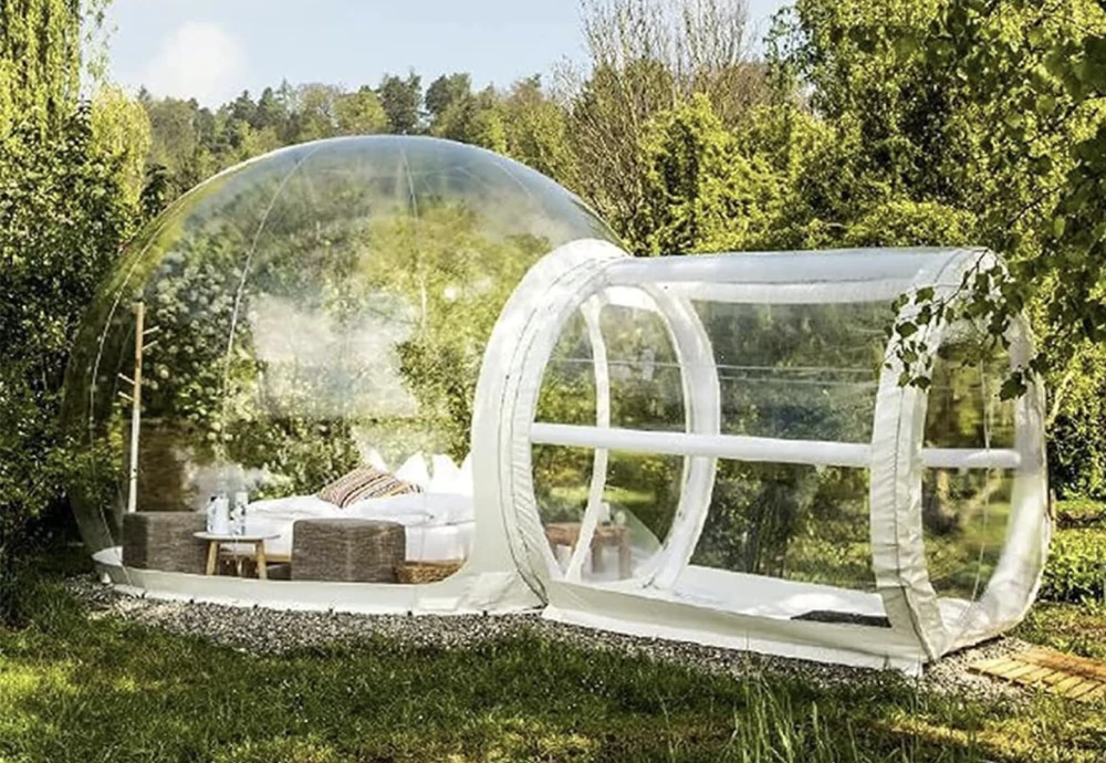 star gazing bubble tent