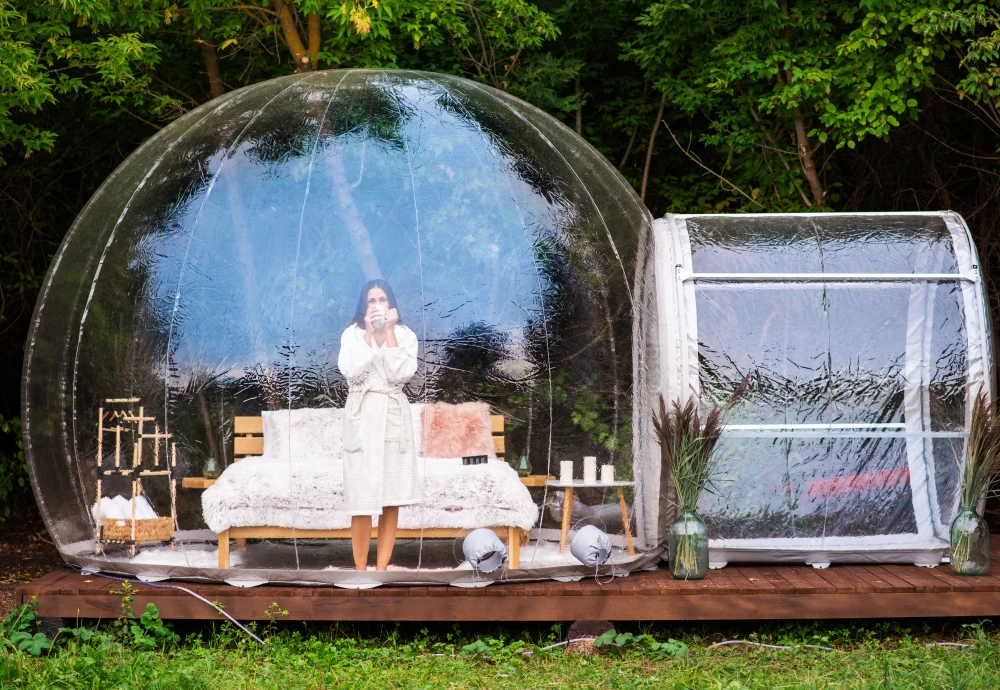 invisible bubble tent